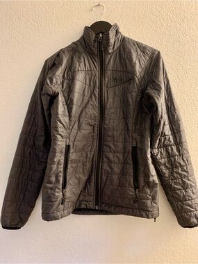REI Quilted Puffer Jacket in Charcoal